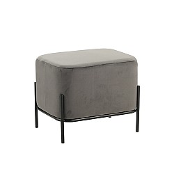 BELLA/L ΣΚΑΜΠΟ GREY VELVET ΥΦΑΣΜΑ 48X37Χ39εκ. BELLA/L ΣΚΑΜΠΟ GREY VELVET ΥΦΑΣΜΑ 48X37Χ39εκ.