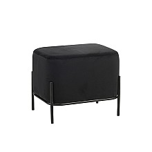 BELLA/L ΣΚΑΜΠΟ BLACK VELVET ΥΦΑΣΜΑ 48X37Χ39εκ. 