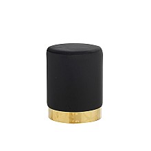LINDA/S ΣΚΑΜΠΟ BLACK VELVET ΥΦΑΣΜΑ Φ.34Χ42εκ. 