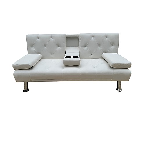 REST WHITE PU ΚΑΝΑΠΕΣ-ΚΡΕΒΑΤΙ 168X88εκ.,Έπιπλα εσωτερικού χώρου > Καναπέδες - Κρεβάτι,Έπιπλα εσωτερικού χώρου