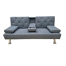 REST GREY ΥΦΑΣΜΑ ΚΑΝΑΠΕΣ-ΚΡΕΒΑΤΙ 168X88εκ. 
