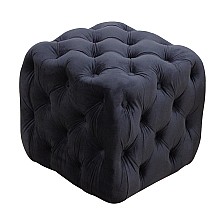 ASTRA ΣΚΑΜΠΟ BLACK VELVET ΥΦΑΣΜΑ 45X45Χ45εκ. 