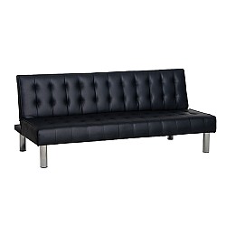 STATE BLACK PU ΚΑΝΑΠΕΣ-ΚΡΕΒΑΤΙ 180X79εκ.