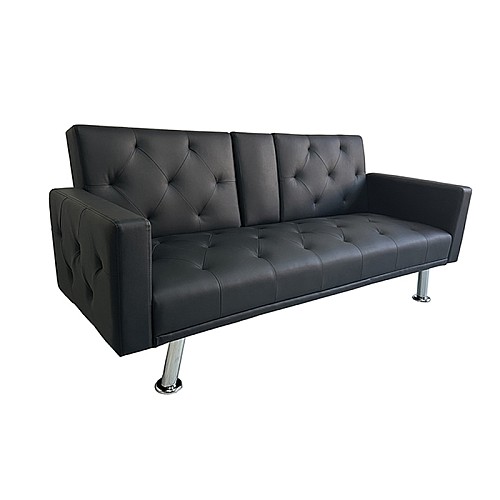 REST/ARMS BLACK PU ΚΑΝΑΠΕΣ-ΚΡΕΒΑΤΙ 188X88εκ.,Έπιπλα εσωτερικού χώρου > Καναπέδες - Κρεβάτι,Έπιπλα εσωτερικού χώρου