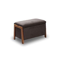 DALI ΣΚΑΜΠΟ VELVET BROWN ΜΕ ΑΠΟΘ. ΧΩΡΟ 75X42X44εκ. DALI ΣΚΑΜΠΟ VELVET BROWN ΜΕ ΑΠΟΘ. ΧΩΡΟ 75X42X44εκ.