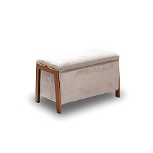DALI ΣΚΑΜΠΟ VELVET BEIGE ΜΕ ΑΠΟΘ. ΧΩΡΟ 75X42X44εκ.  DALI ΣΚΑΜΠΟ VELVET BEIGE ΜΕ ΑΠΟΘ. ΧΩΡΟ 75X42X44εκ.