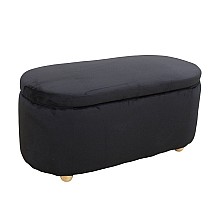 FOSTER ΣΚΑΜΠΟ VELVET BLACK ΜΕ ΑΠΟΘ. ΧΩΡΟ 99Χ45X45εκ.  FOSTER ΣΚΑΜΠΟ VELVET BLACK ΜΕ ΑΠΟΘ. ΧΩΡΟ 99Χ45X45εκ.