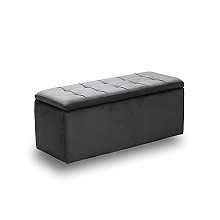 LIDO ΣΚΑΜΠΟ VELVET GREY ΜΕ ΑΠΟΘ. ΧΩΡΟ 101X41X42εκ.  LIDO ΣΚΑΜΠΟ VELVET GREY ΜΕ ΑΠΟΘ. ΧΩΡΟ 101X41X42εκ.