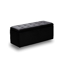 LIDO ΣΚΑΜΠΟ VELVET BLACK ΜΕ ΑΠΟΘ. ΧΩΡΟ 101X41X42εκ.  LIDO ΣΚΑΜΠΟ VELVET BLACK ΜΕ ΑΠΟΘ. ΧΩΡΟ 101X41X42εκ.
