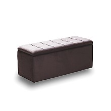 LIDO ΣΚΑΜΠΟ VELVET BROWN ΜΕ ΑΠΟΘ. ΧΩΡΟ 101X41X42εκ.  LIDO ΣΚΑΜΠΟ VELVET BROWN ΜΕ ΑΠΟΘ. ΧΩΡΟ 101X41X42εκ.