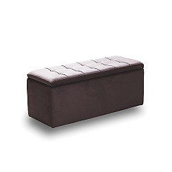 LIDO ΣΚΑΜΠΟ VELVET BROWN ΜΕ ΑΠΟΘ. ΧΩΡΟ 101X41X42εκ. LIDO ΣΚΑΜΠΟ VELVET BROWN ΜΕ ΑΠΟΘ. ΧΩΡΟ 101X41X42εκ.
