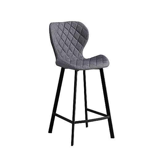 Σκαμπό Μπάρ 2τμχ Martin Γκρί Ύφασμα 48x46x65/97εκ.,Έπιπλα εσωτερικού χώρου > Σκαμπώ μπαρ,Έπιπλα εσωτερικού χώρου