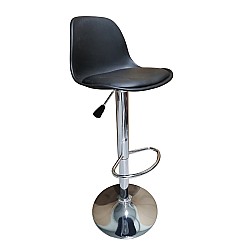 Σκαμπό Μπάρ 2τμχ Bar92 Black Pu/Pp 37x33x102εκ. Σκαμπό Μπάρ 2τμχ Bar92 Black Pu/Pp 37x33x102εκ.