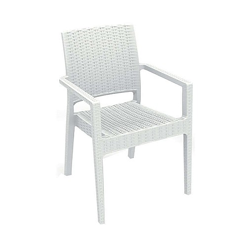 IBIZA WHITE ΠΟΛΥΘΡΟΝΑ ΠΟΛ/ΝΙΟΥ IBIZA WHITE ΠΟΛΥΘΡΟΝΑ ΠΟΛ/ΝΙΟΥ,Έπιπλα κήπου > Πολυθρόνες - Καρέκλες κήπου,Έπιπλα κήπου