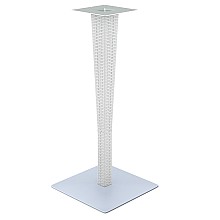 RIVA BAR ΒΑΣΗ WHITE 45Χ45Χ104εκ. ΠΟΛ/ΝΙΟΥ  RIVA BAR ΒΑΣΗ WHITE 45Χ45Χ104εκ. ΠΟΛ/ΝΙΟΥ