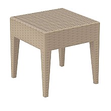 MIAMI TAUPE ΤΡΑΠΕΖΙ 45Χ45Χ45εκ. ΠΟΛ/ΝΙΟΥ  MIAMI TAUPE ΤΡΑΠΕΖΙ 45Χ45Χ45εκ. ΠΟΛ/ΝΙΟΥ