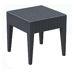 MIAMI DARK GREY ΤΡΑΠΕΖΙ 45Χ45Χ45εκ. ΠΟΛ/ΝΙΟΥ MIAMI DARK GREY ΤΡΑΠΕΖΙ 45Χ45Χ45εκ. ΠΟΛ/ΝΙΟΥ