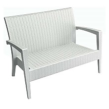 MIAMI WHITE ΚΑΝΑΠΕΣ 128Χ77Χ89εκ. ΠΟΛ/ΝΙΟΥ  MIAMI WHITE ΚΑΝΑΠΕΣ 128Χ77Χ89εκ. ΠΟΛ/ΝΙΟΥ