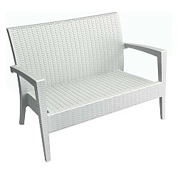 MIAMI WHITE ΚΑΝΑΠΕΣ 128Χ77Χ89εκ. ΠΟΛ/ΝΙΟΥ MIAMI WHITE ΚΑΝΑΠΕΣ 128Χ77Χ89εκ. ΠΟΛ/ΝΙΟΥ