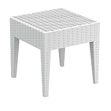 MIAMI WHITE ΤΡΑΠΕΖΙ 45Χ45Χ45εκ. ΠΟΛ/ΝΙΟΥ  MIAMI WHITE ΤΡΑΠΕΖΙ 45Χ45Χ45εκ. ΠΟΛ/ΝΙΟΥ