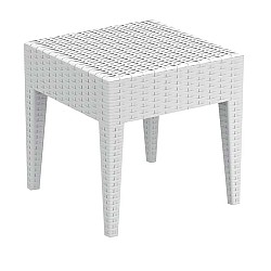 MIAMI WHITE ΤΡΑΠΕΖΙ 45Χ45Χ45εκ. ΠΟΛ/ΝΙΟΥ MIAMI WHITE ΤΡΑΠΕΖΙ 45Χ45Χ45εκ. ΠΟΛ/ΝΙΟΥ