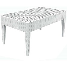 MIAMI WHITE ΤΡΑΠΕΖΙ 92Χ53Χ45εκ. ΠΟΛ/ΝΙΟΥ  MIAMI WHITE ΤΡΑΠΕΖΙ 92Χ53Χ45εκ. ΠΟΛ/ΝΙΟΥ
