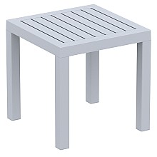 OCEAN SILVER GREY ΤΡΑΠΕΖΙ 45Χ45Χ45εκ. ΠΟΛ/ΝΙΟΥ  OCEAN SILVER GREY ΤΡΑΠΕΖΙ 45Χ45Χ45εκ. ΠΟΛ/ΝΙΟΥ