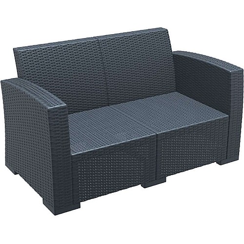 MONACO DARK GREY 2ΘΕΣΙΟΣ ΚΑΝΑΠΕΣ ΠΟΛ/ΝΙΟΥ MONACO DARK GREY 2ΘΕΣΙΟΣ ΚΑΝΑΠΕΣ ΠΟΛ/ΝΙΟΥ,Έπιπλα κήπου > Πολυθρόνες - Καρέκλες κήπου,Έπιπλα κήπου