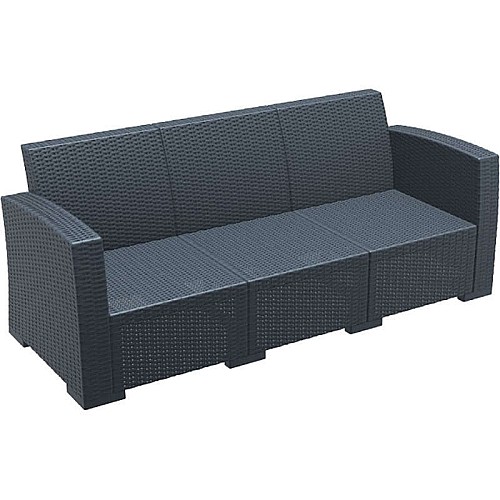 MONACO DARK GREY 3ΘΕΣΙΟΣ ΚΑΝΑΠΕΣ ΠΟΛ/ΝΙΟΥ MONACO DARK GREY 3ΘΕΣΙΟΣ ΚΑΝΑΠΕΣ ΠΟΛ/ΝΙΟΥ,Έπιπλα κήπου > Πολυθρόνες - Καρέκλες κήπου,Έπιπλα κήπου