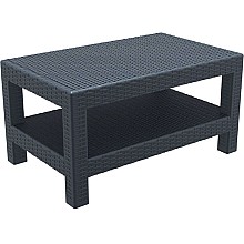 MONACO DARK GREY ΤΡΑΠΕΖΙ 92Χ57Χ45εκ. ΠΟΛ/ΝΙΟΥ  MONACO DARK GREY ΤΡΑΠΕΖΙ 92Χ57Χ45εκ. ΠΟΛ/ΝΙΟΥ