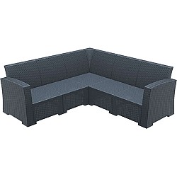 MONACO DARK GREY ΓΩΝΙΑ 207Χ207Χ79εκ. ΠΟΛ/ΝΙΟΥ MONACO DARK GREY ΓΩΝΙΑ 207Χ207Χ79εκ. ΠΟΛ/ΝΙΟΥ