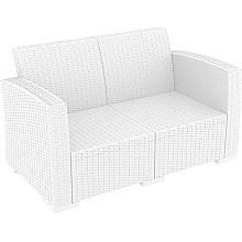 MONACO WHITE 2ΘΕΣΙΟΣ ΚΑΝΑΠΕΣ ΠΟΛ/ΝΙΟΥ  MONACO WHITE 2ΘΕΣΙΟΣ ΚΑΝΑΠΕΣ ΠΟΛ/ΝΙΟΥ