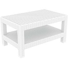 MONACO WHITE ΤΡΑΠΕΖΙ 92Χ57Χ45εκ. ΠΟΛ/ΝΙΟΥ  MONACO WHITE ΤΡΑΠΕΖΙ 92Χ57Χ45εκ. ΠΟΛ/ΝΙΟΥ