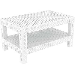 MONACO WHITE ΤΡΑΠΕΖΙ 92Χ57Χ45εκ. ΠΟΛ/ΝΙΟΥ MONACO WHITE ΤΡΑΠΕΖΙ 92Χ57Χ45εκ. ΠΟΛ/ΝΙΟΥ