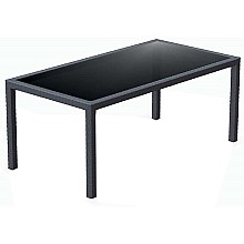 TAHITI DARK GREY 180Χ94Χ75εκ. ΤΡΑΠΕΖΙ ΜΕ ΤΖΑΜΙ ΠΟΛ/ΝΙΟΥ  TAHITI DARK GREY 180Χ94Χ75εκ. ΤΡΑΠΕΖΙ ΜΕ ΤΖΑΜΙ ΠΟΛ/ΝΙΟΥ