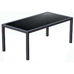 TAHITI DARK GREY 180Χ94Χ75εκ. ΤΡΑΠΕΖΙ ΜΕ ΤΖΑΜΙ ΠΟΛ/ΝΙΟΥ TAHITI DARK GREY 180Χ94Χ75εκ. ΤΡΑΠΕΖΙ ΜΕ ΤΖΑΜΙ ΠΟΛ/ΝΙΟΥ