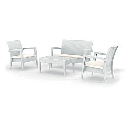 MIAMI ΣΕΤ WHITE 2ΠΟ+1ΚΑ+ΤΡΑΠ.92Χ53εκ.+ΜΑΞ ΠΟΛ/ΝΙΟΥ MIAMI ΣΕΤ WHITE 2ΠΟ+1ΚΑ+ΤΡΑΠ.92Χ53εκ.+ΜΑΞ ΠΟΛ/ΝΙΟΥ