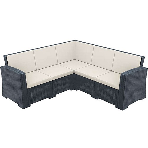 MONACO DARK GREY ΓΩΝΙΑ ΜΕ ΜΑΞΙΛΑΡΙ ΠΟΛ/ΝΙΟΥ MONACO DARK GREY ΓΩΝΙΑ ΜΕ ΜΑΞΙΛΑΡΙ ΠΟΛ/ΝΙΟΥ,Έπιπλα κήπου > Πολυθρόνες - Καρέκλες κήπου,Έπιπλα κήπου