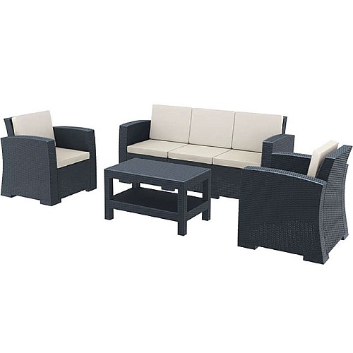 MONACO DARK GREY ΣΕΤ 3ΘΕΣ.ΚΑΝΑΠΕ ΜΕ ΜΑΞ. ΠΟΛ/ΝΙΟΥ MONACO DARK GREY ΣΕΤ 3ΘΕΣ.ΚΑΝΑΠΕ ΜΕ ΜΑΞ. ΠΟΛ/ΝΙΟΥ,Έπιπλα κήπου > Τραπέζια κήπου,Έπιπλα κήπου