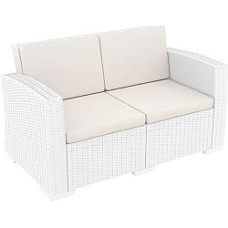 MONACO WHITE 2ΘΕΣ.ΚΑΝΑΠΕΣ ΜΕ ΜΑΞ. ΠΟΛ/ΝΙΟΥ MONACO WHITE 2ΘΕΣ.ΚΑΝΑΠΕΣ ΜΕ ΜΑΞ. ΠΟΛ/ΝΙΟΥ
