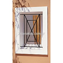 Κάγκελα παραθύρων απο μασίφ σίδερο, Σειρά 230 