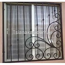 Κάγκελα παραθύρων απο μασίφ σίδερο, Σειρά 290 
