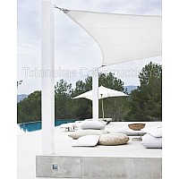 Δίχτυ σκίασης εφελκυόμενο διαστάσεων 5.8X5.8 μέτρα με σκίαση 96%